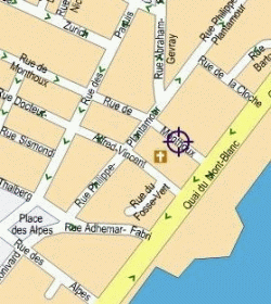 Local map around the Library